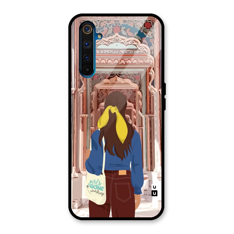 wonderful Girl Glass Back Case for Realme 6 Pro
