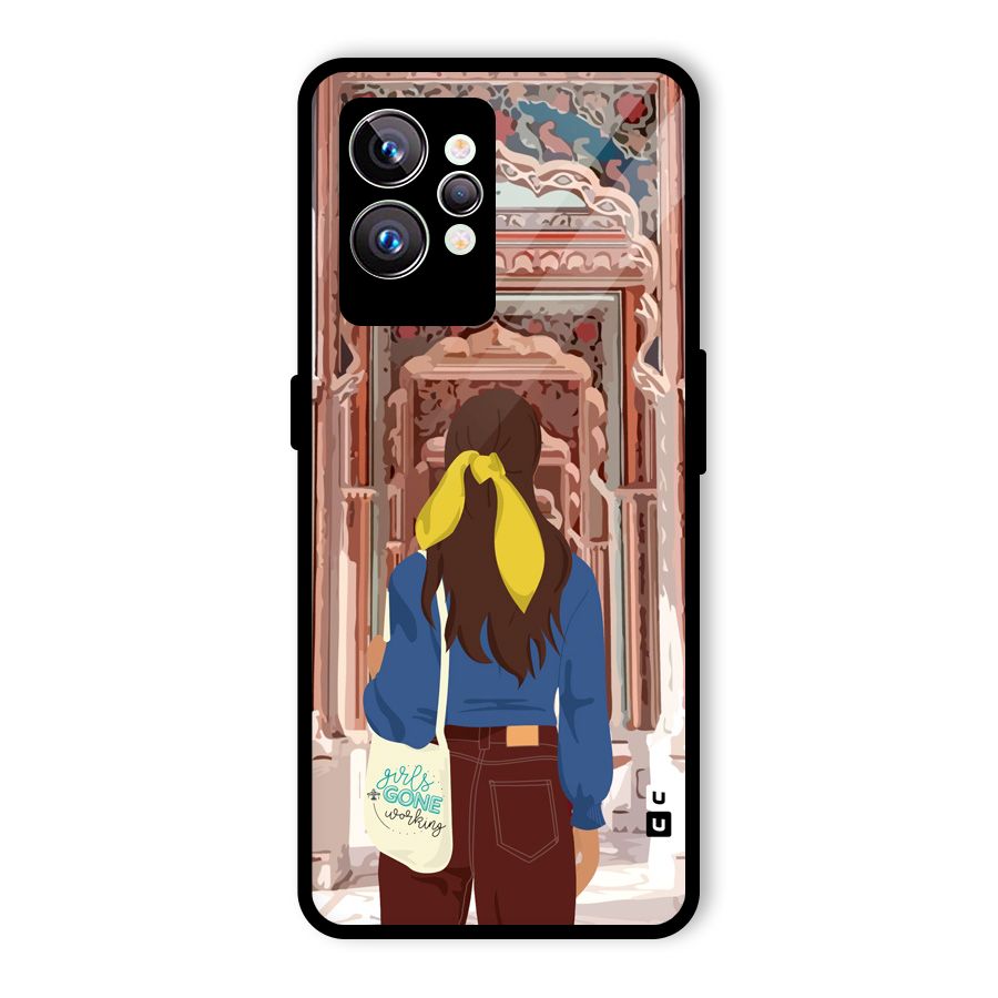wonderful Girl Glass Back Case for Realme GT2 Pro