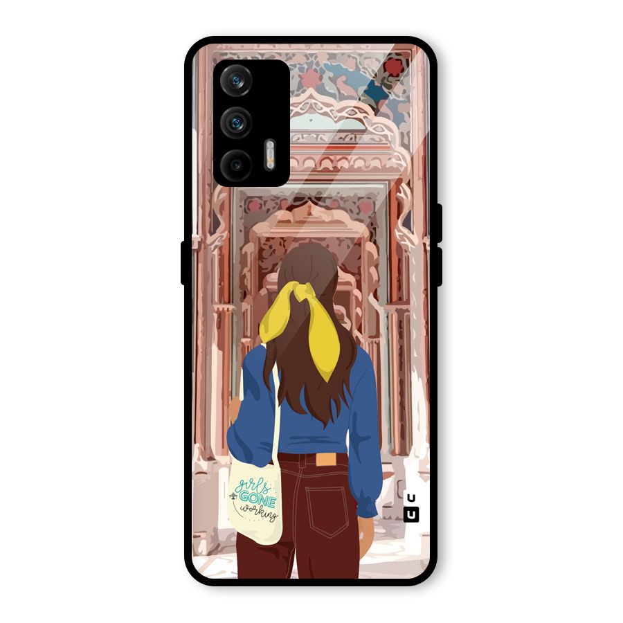 wonderful Girl Glass Back Case for Realme GT 5G