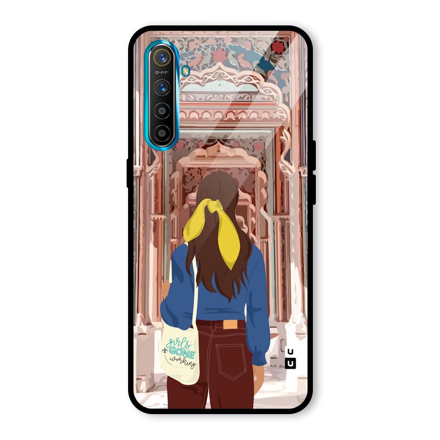 wonderful Girl Glass Back Case for Realme X2