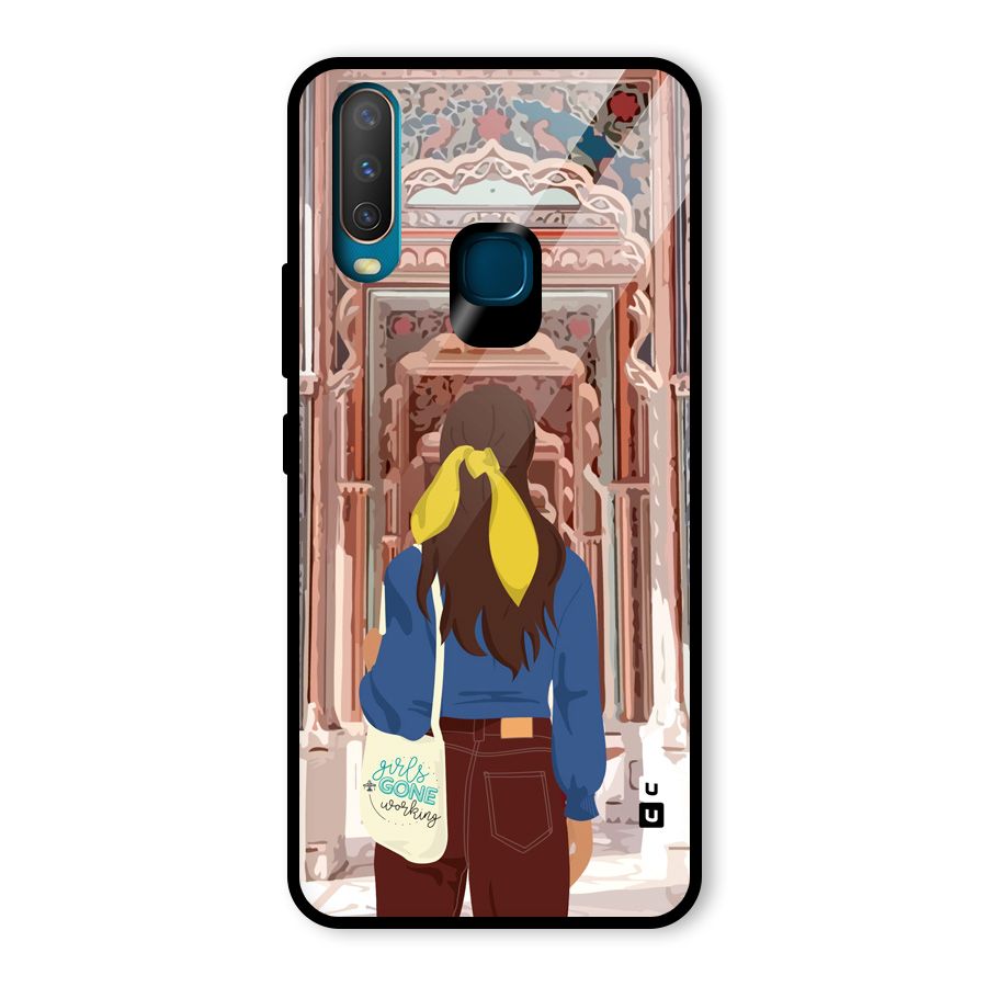 wonderful Girl Glass Back Case for Vivo U10