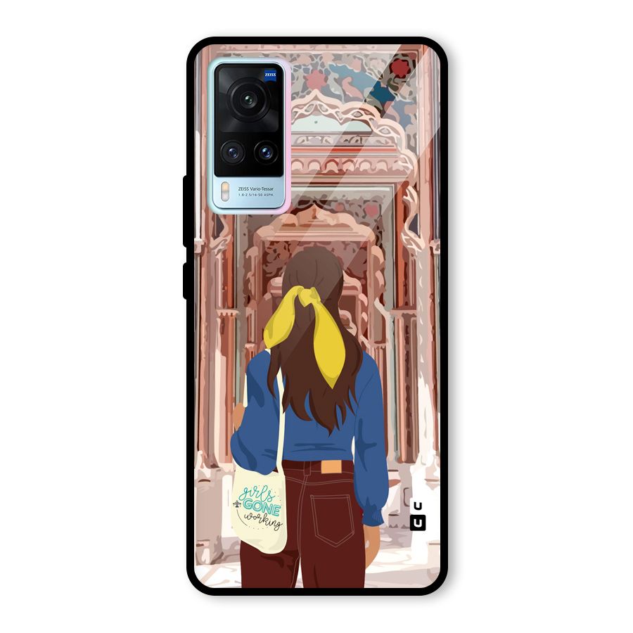 wonderful Girl Glass Back Case for Vivo X60