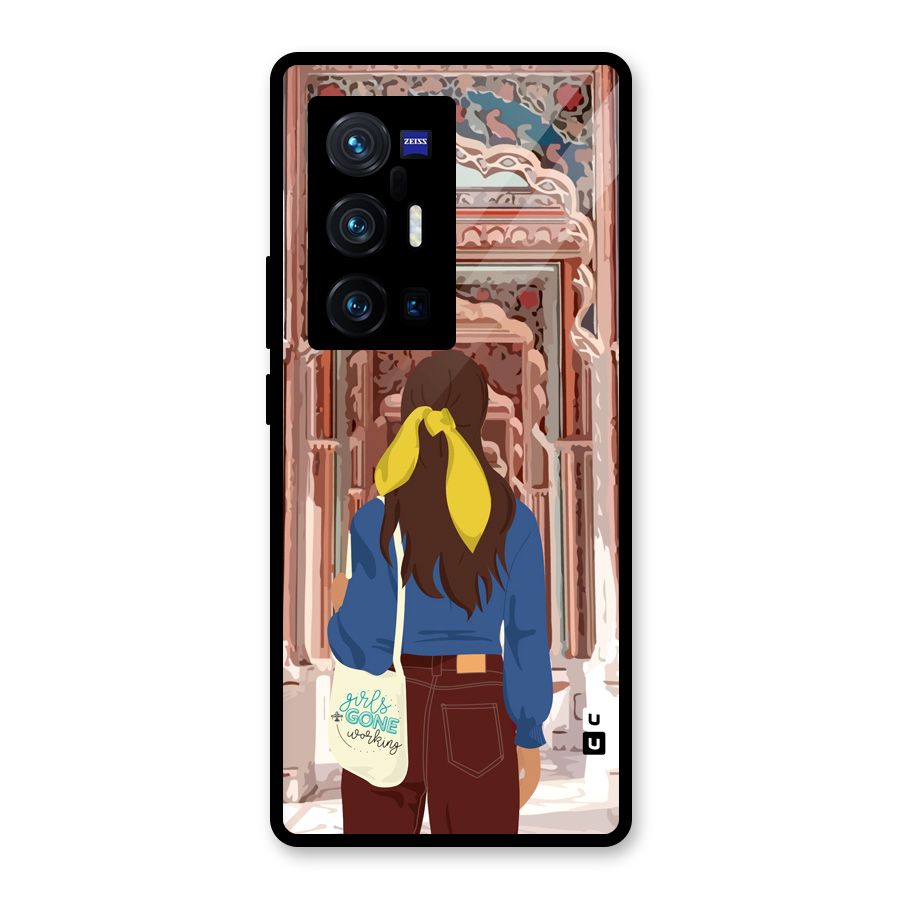 wonderful Girl Glass Back Case for Vivo X70 Pro Plus