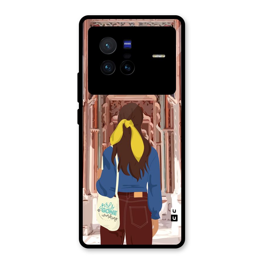 wonderful Girl Glass Back Case for Vivo X80
