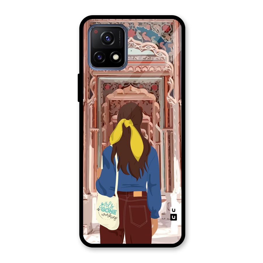 wonderful Girl Glass Back Case for Vivo Y72 5G