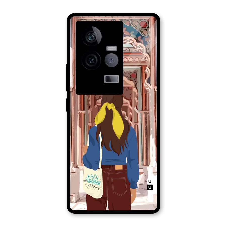 wonderful Girl Glass Back Case for Vivo iQOO 11 5G
