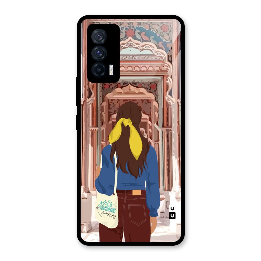 wonderful Girl Glass Back Case for Vivo iQOO 7 5G