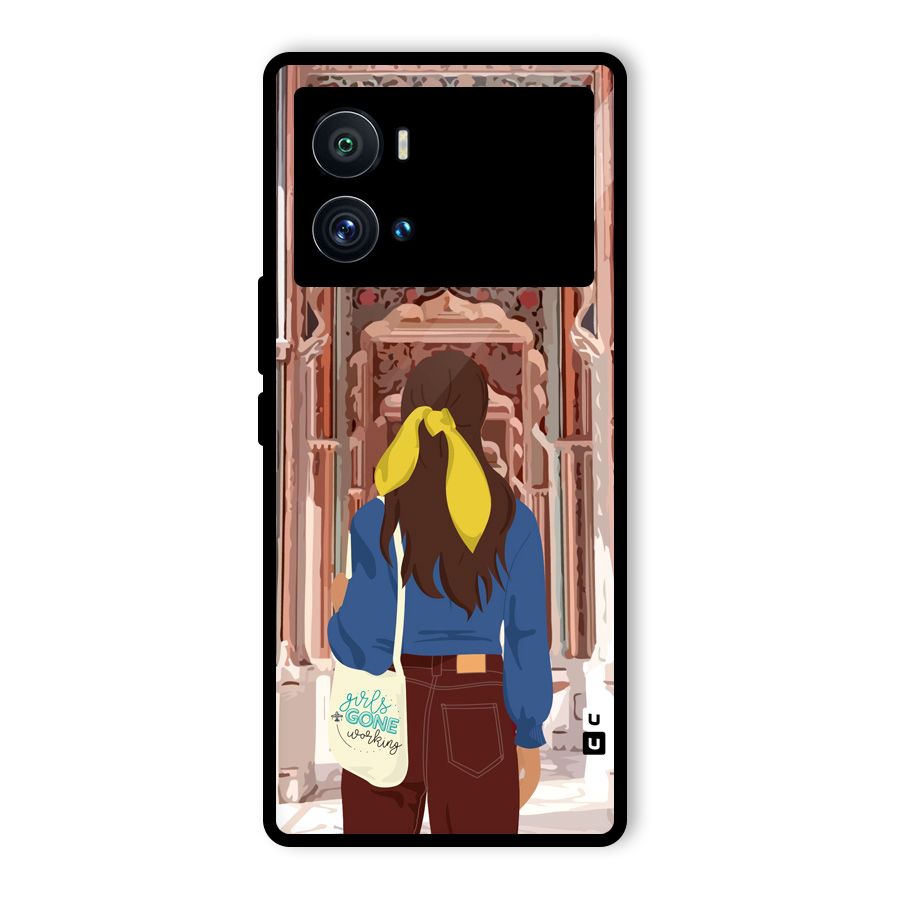 wonderful Girl Glass Back Case for Vivo iQOO 9 Pro