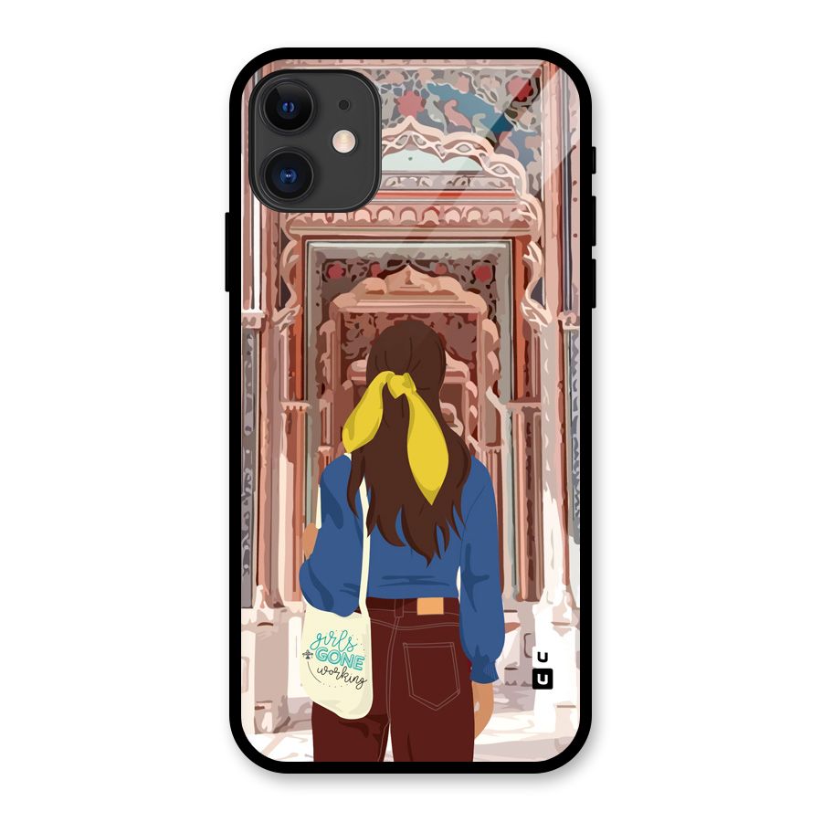 wonderful Girl Glass Back Case for iPhone 11