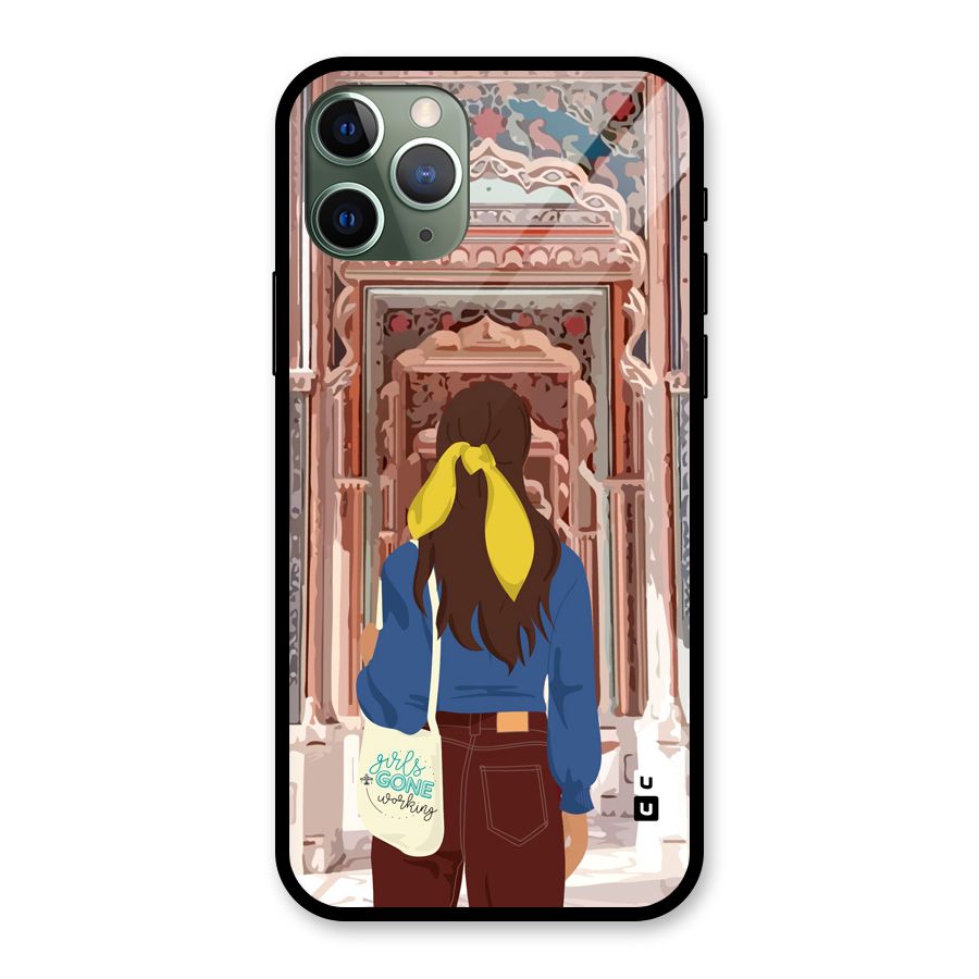 wonderful Girl Glass Back Case for iPhone 11 Pro