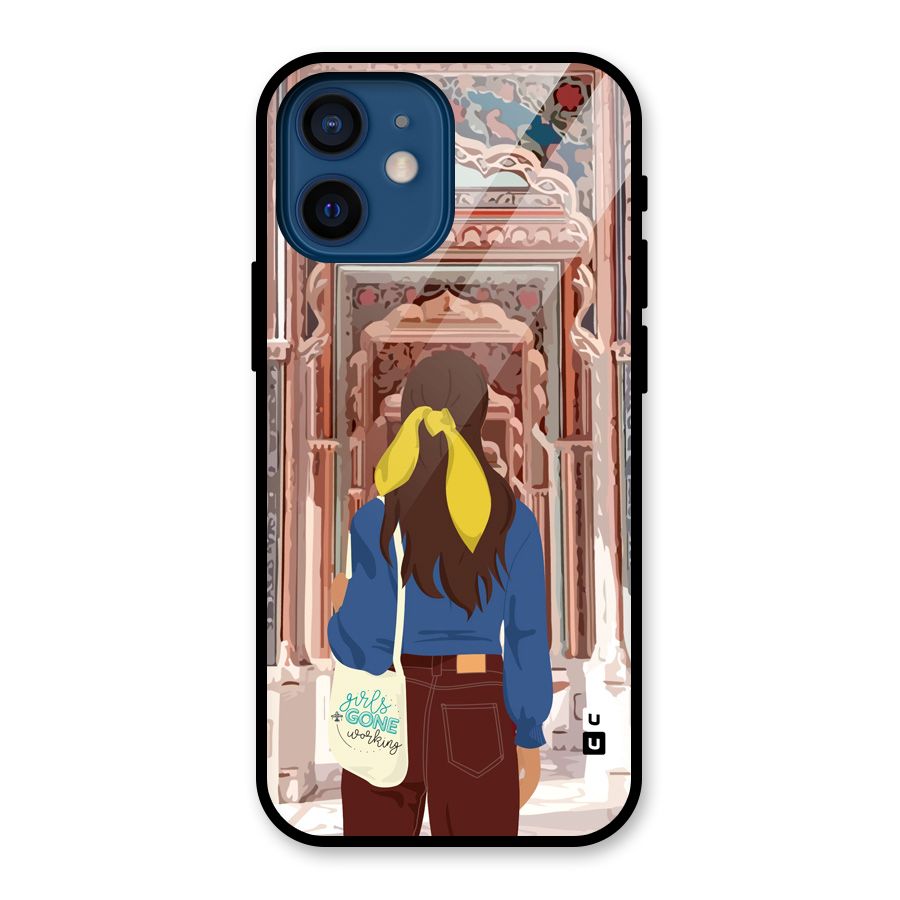 wonderful Girl Glass Back Case for iPhone 12 Mini