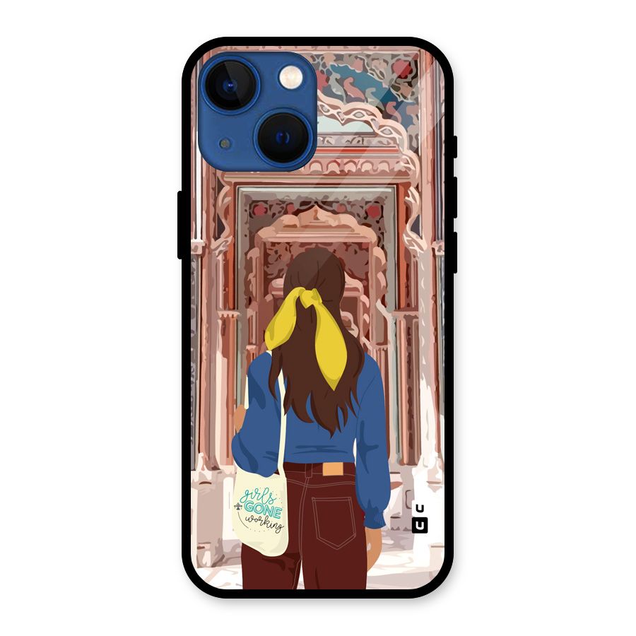 wonderful Girl Glass Back Case for iPhone 13 Mini