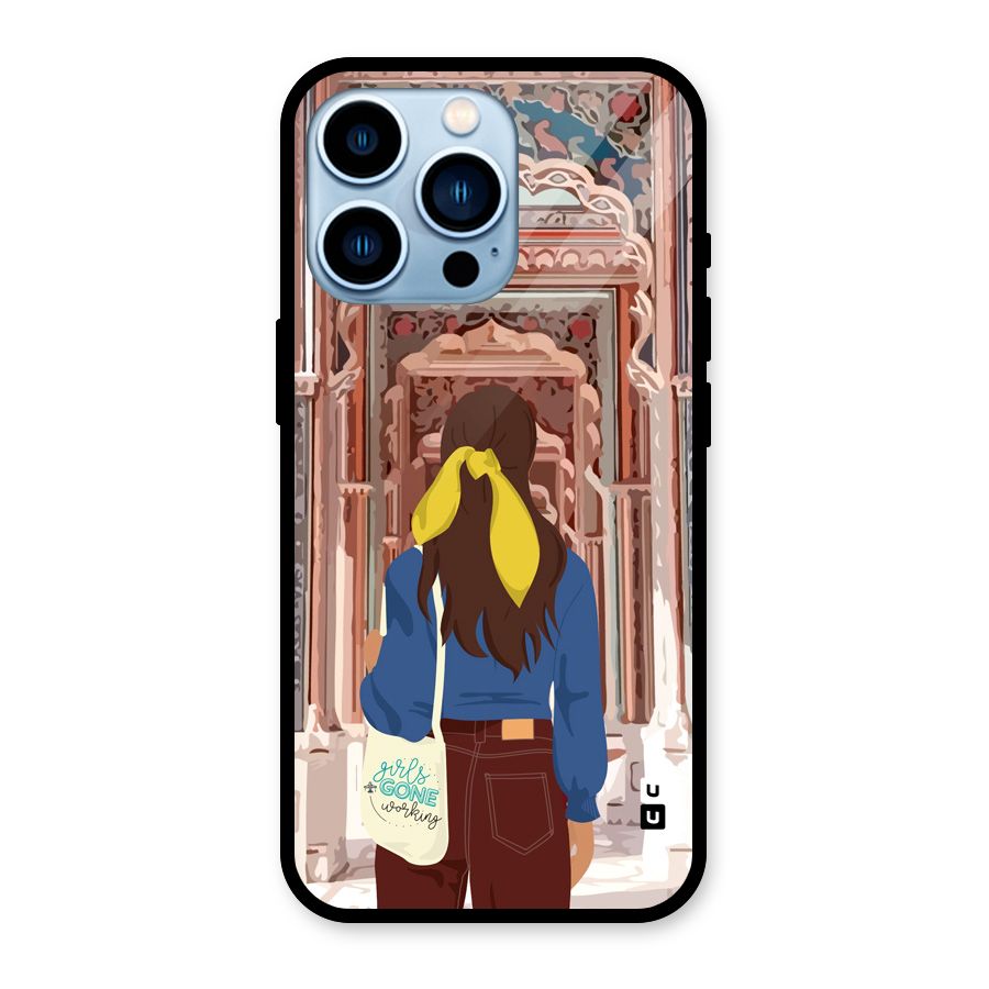 wonderful Girl Glass Back Case for iPhone 13 Pro