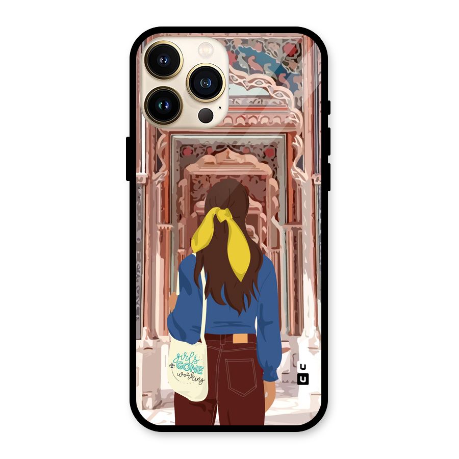 wonderful Girl Glass Back Case for iPhone 13 Pro Max