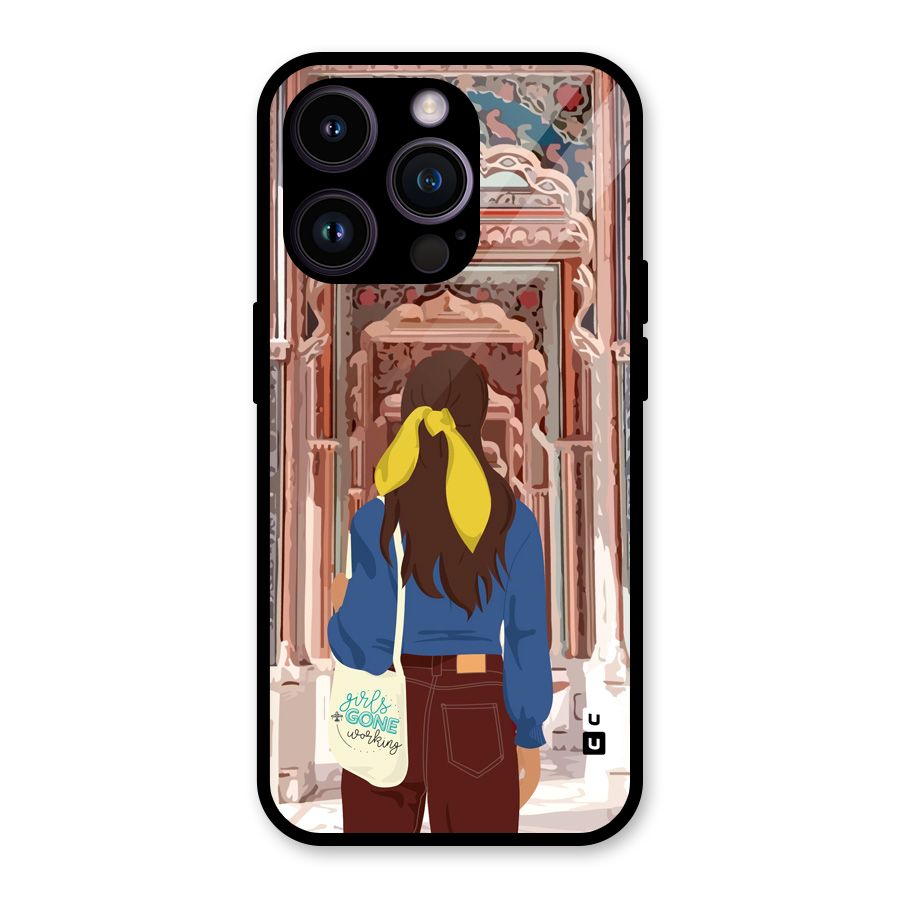 wonderful Girl Glass Back Case for iPhone 14 Pro