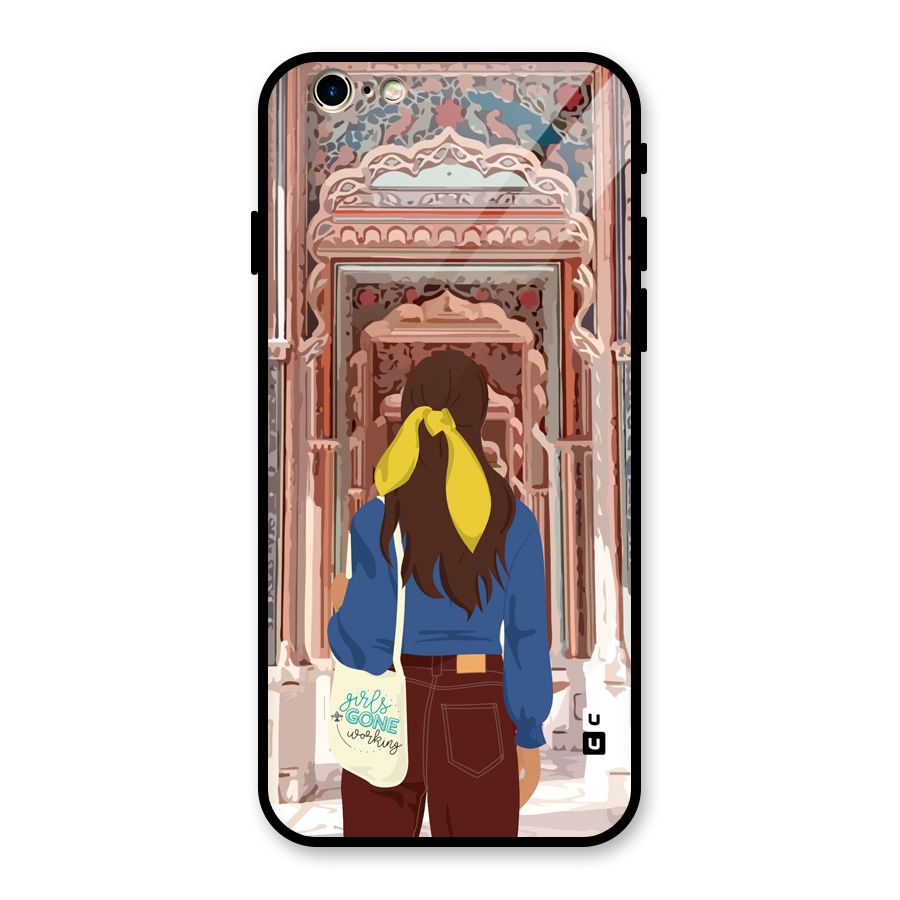 wonderful Girl Glass Back Case for iPhone 6 6S