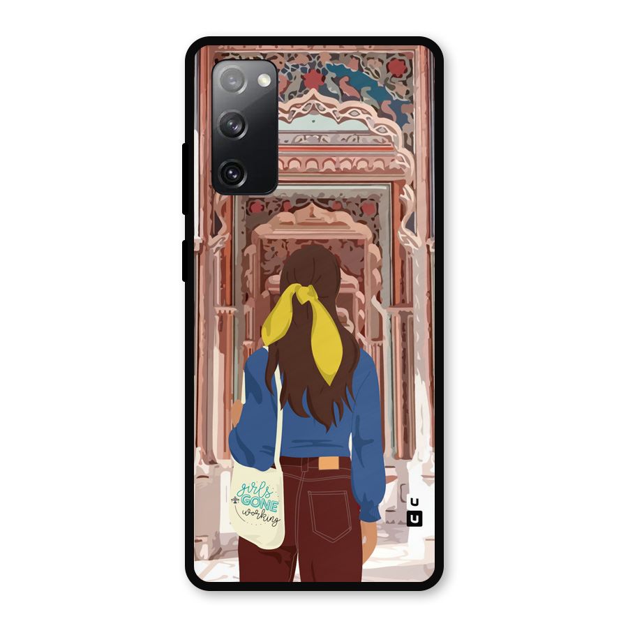 wonderful Girl Metal Back Case for Galaxy S20 FE