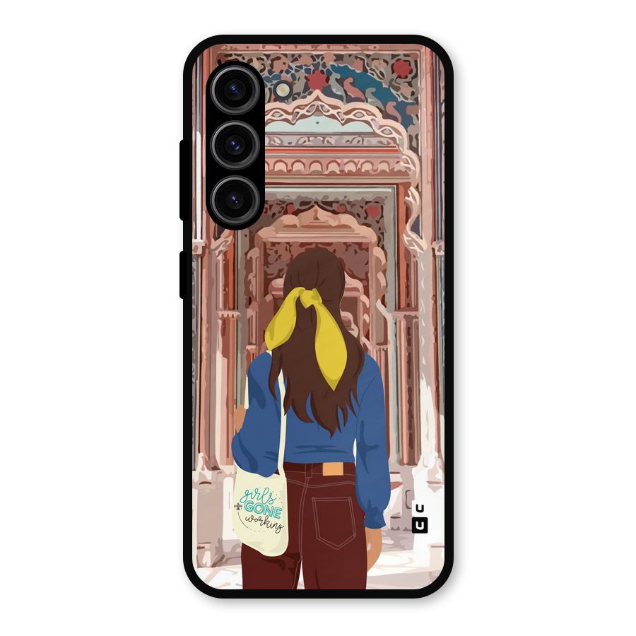 wonderful Girl Metal Back Case for Galaxy S23