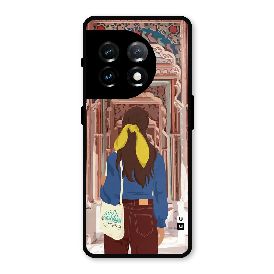wonderful Girl Metal Back Case for OnePlus 11