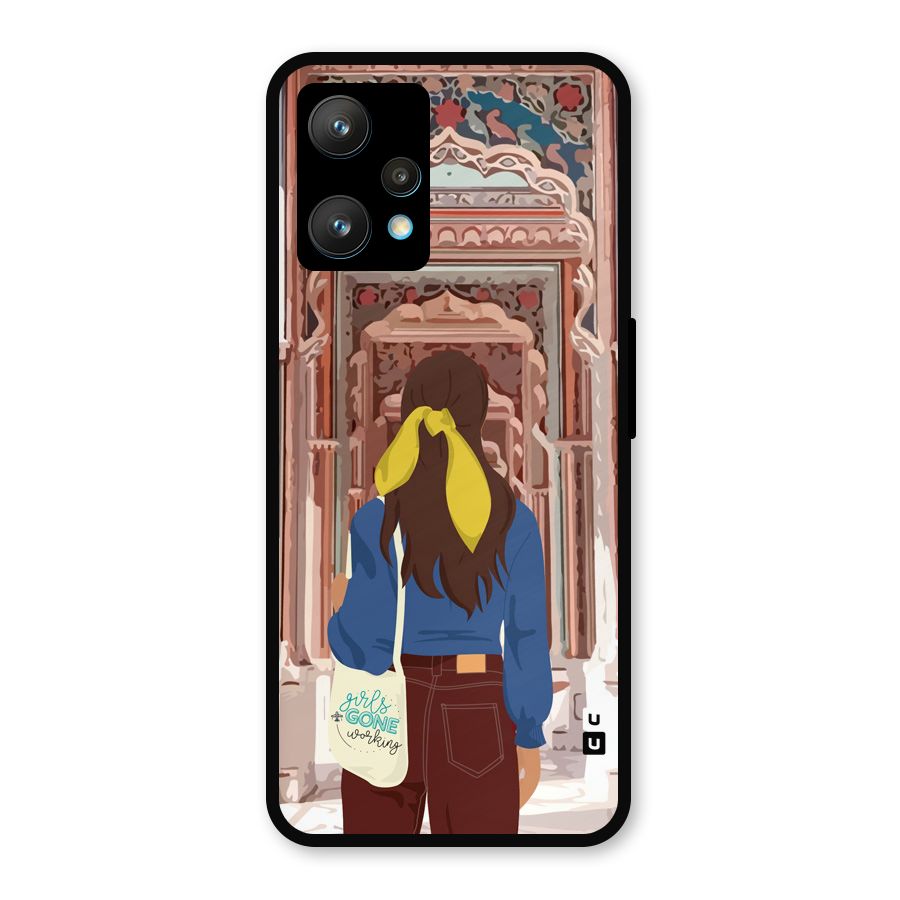 wonderful Girl Metal Back Case for Realme 9 Pro Plus 5G