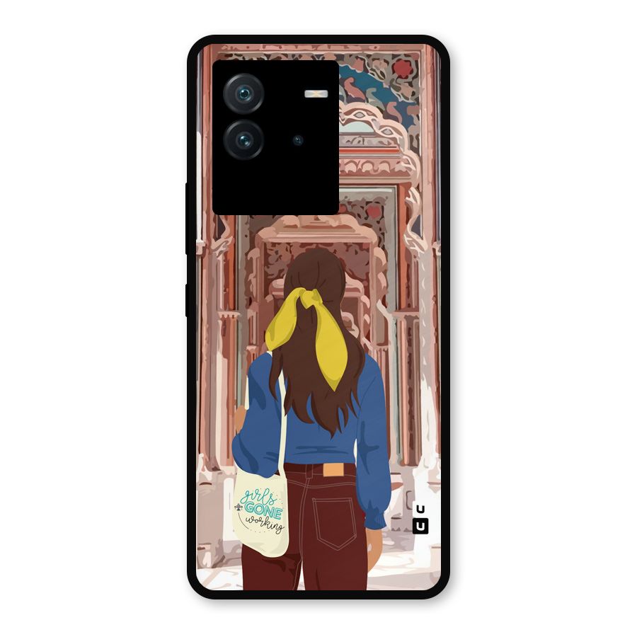 wonderful Girl Metal Back Case for iQOO Neo 6 5G