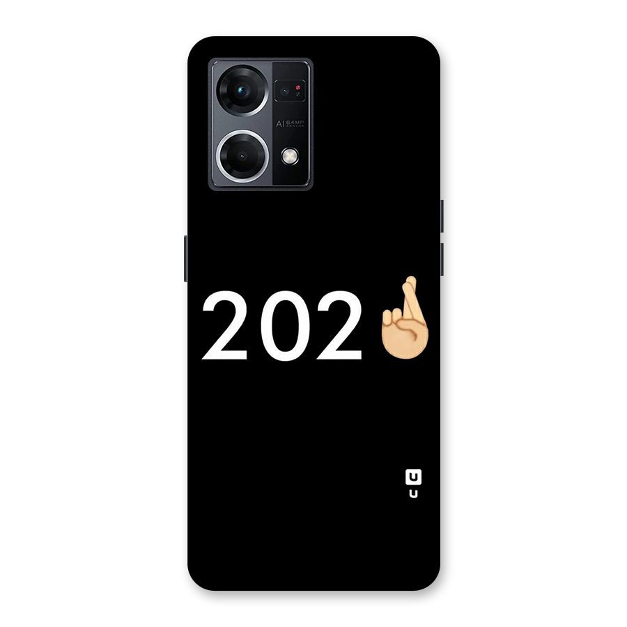2021 Fingers Crossed Glass Back Case for Oppo F21 Pro 5G