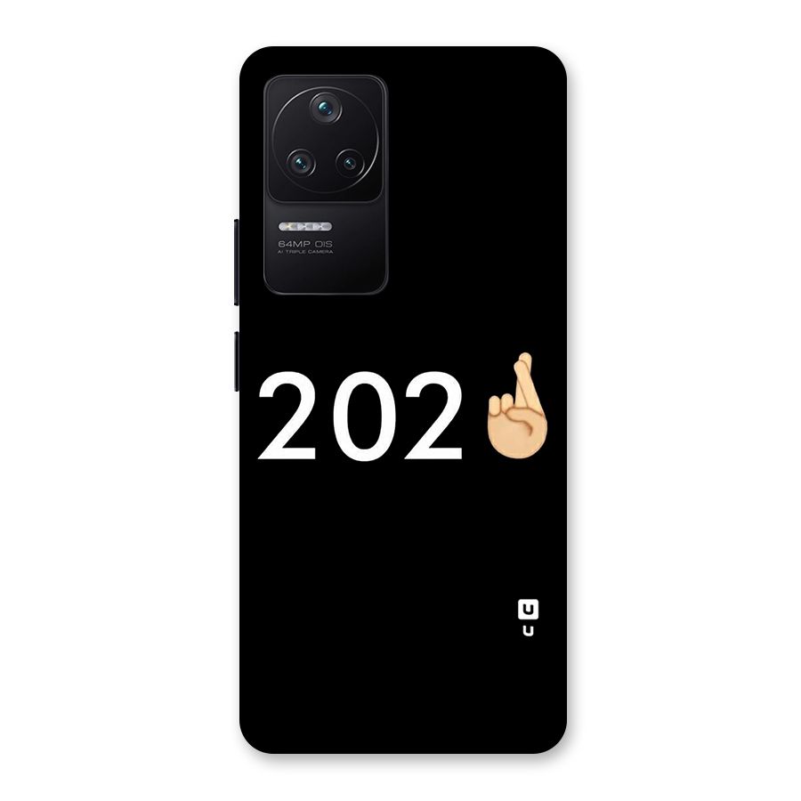 2021 Fingers Crossed Back Case for Poco F4 5G