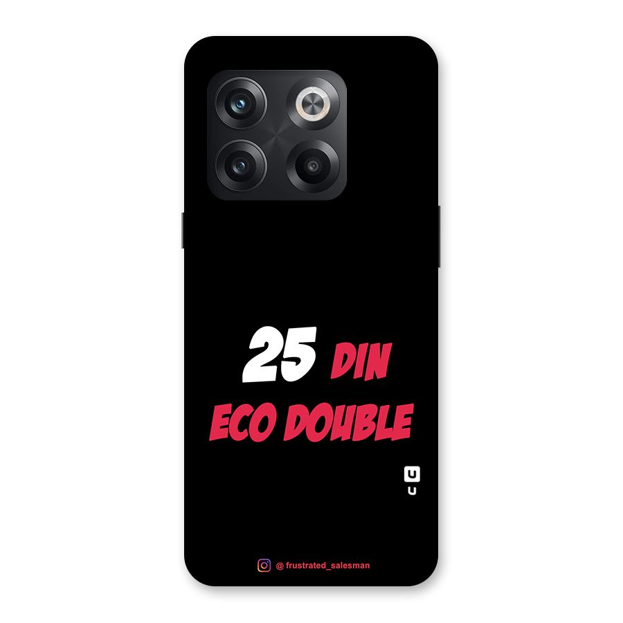 25 Din Eco Double Black Back Case for OnePlus 10T