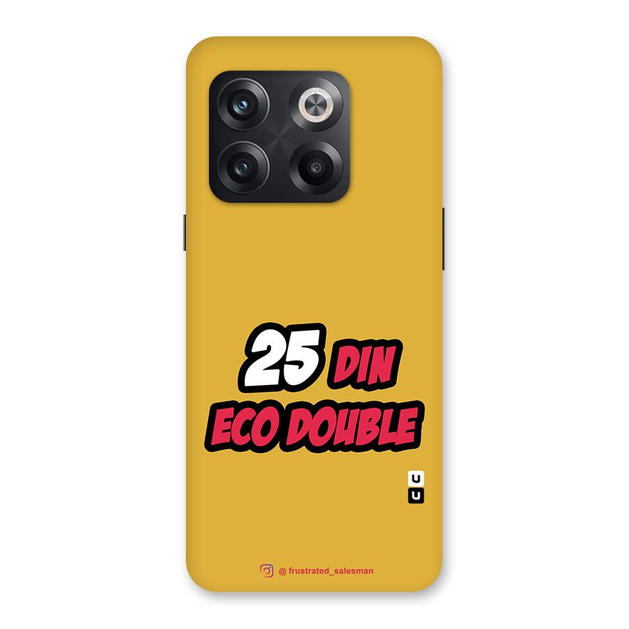 25 Din Eco Double Mustard Yellow Back Case for OnePlus 10T