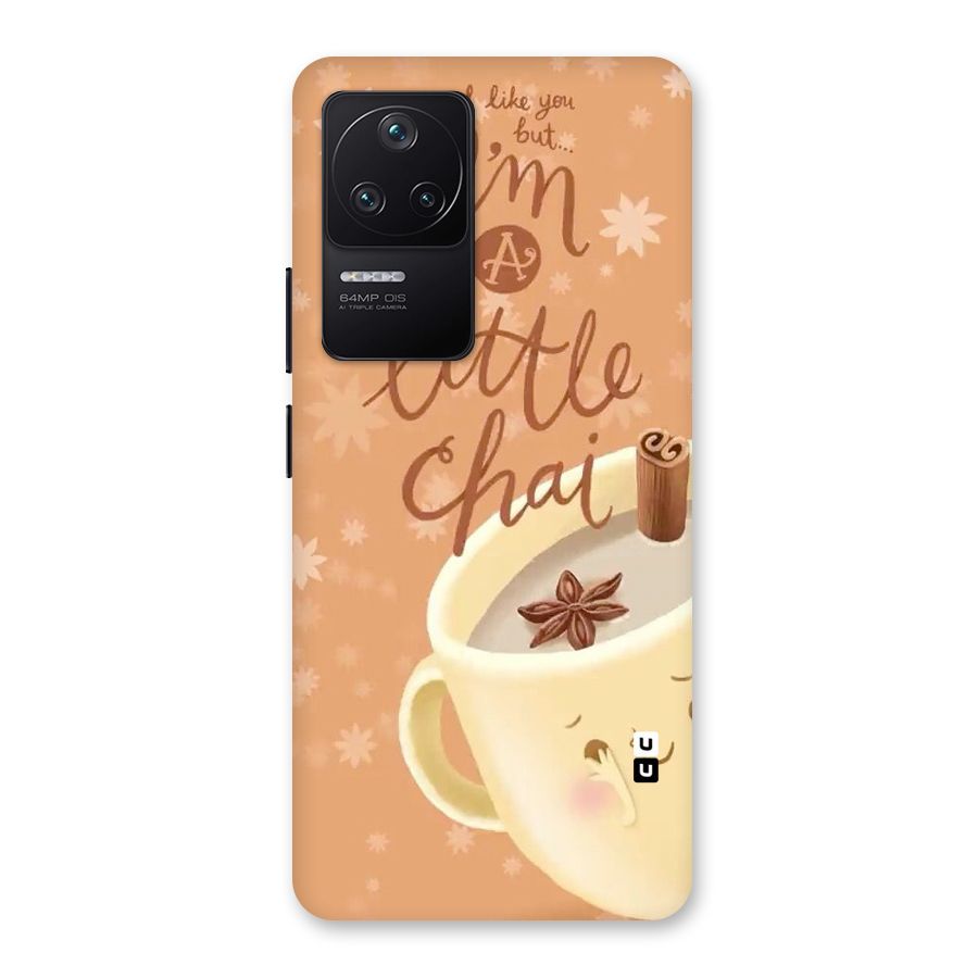 A Little Chai Back Case for Poco F4 5G