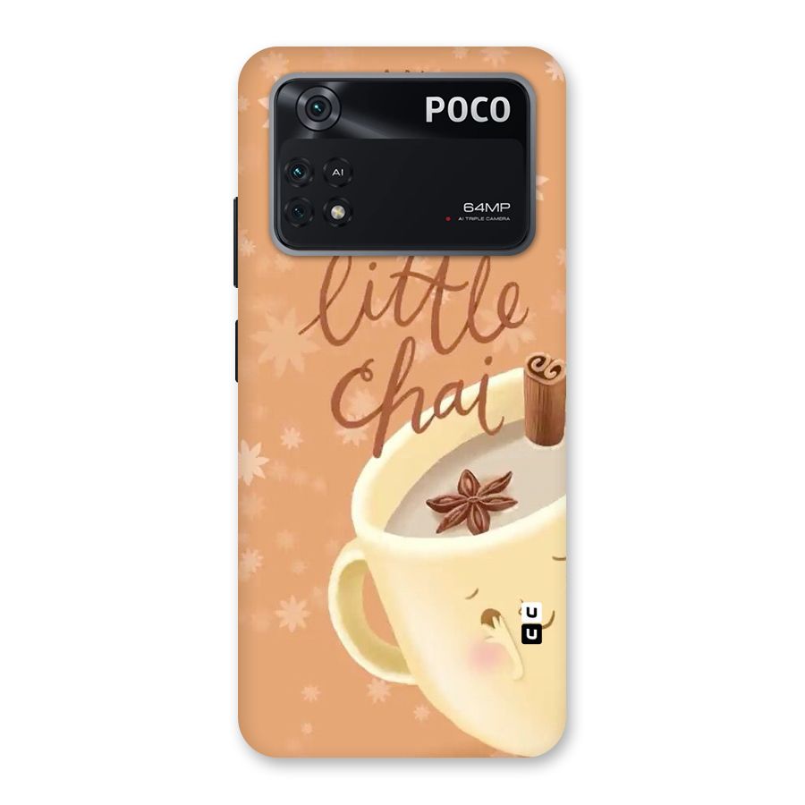 A Little Chai Back Case for Poco M4 Pro 4G