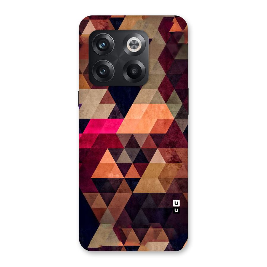Abstract Beauty Triangles Back Case for OnePlus 10T