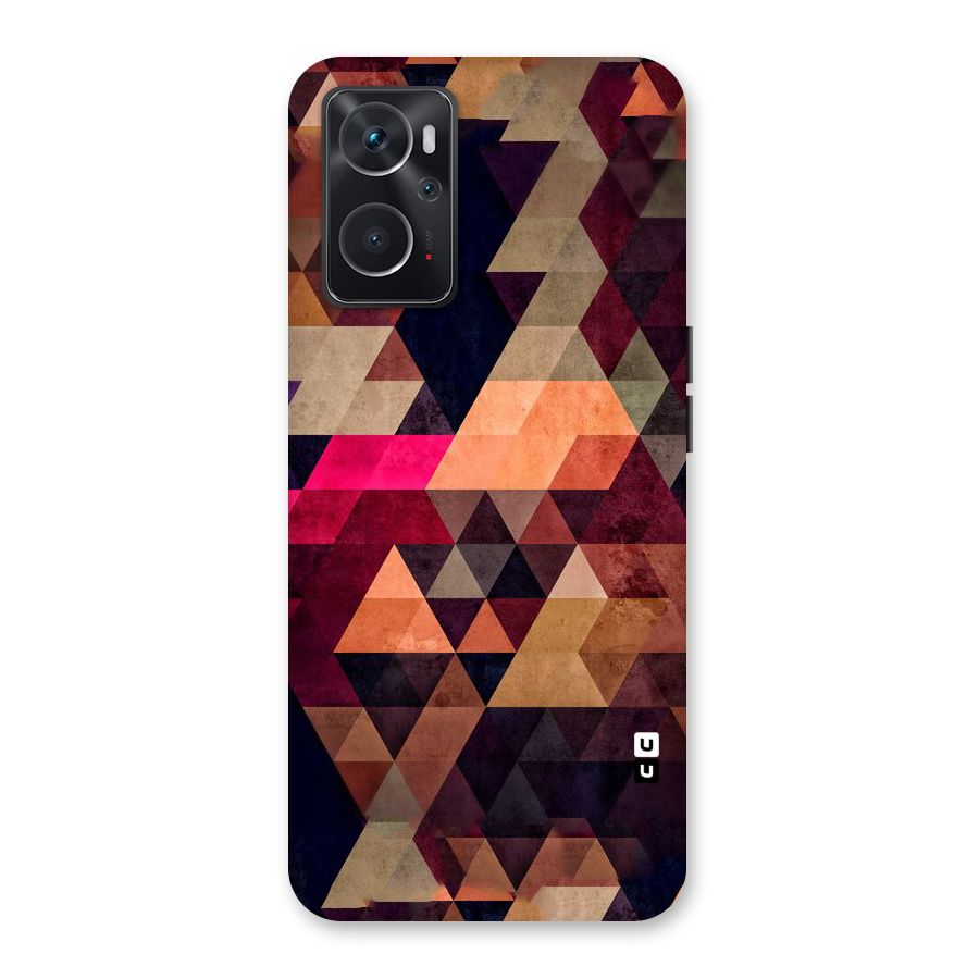 Abstract Beauty Triangles Back Case for Oppo K10 4G