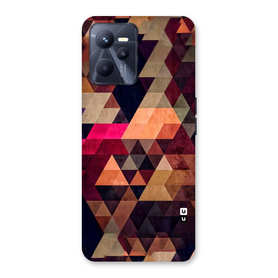 Abstract Beauty Triangles Back Case for Realme C35