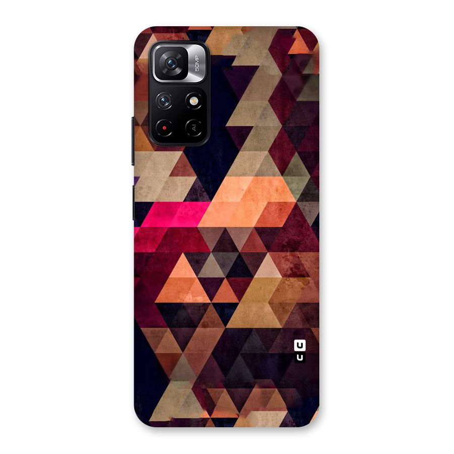 Abstract Beauty Triangles Back Case for Redmi Note 11T 5G