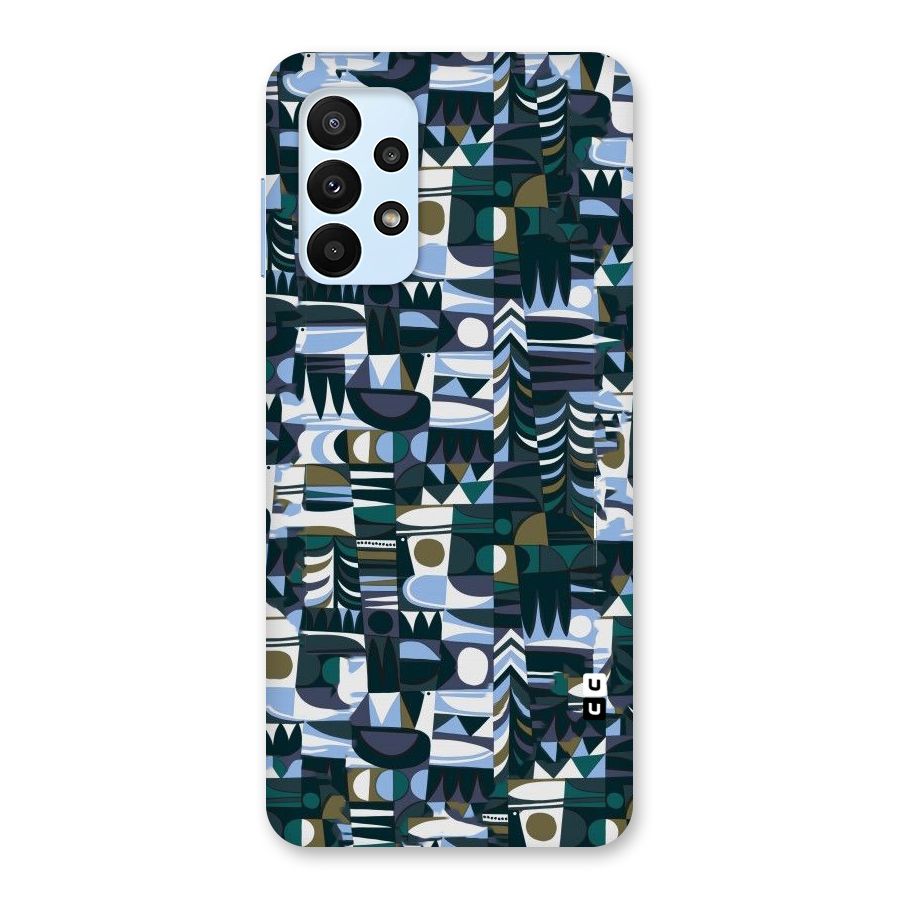 Abstract Blues Back Case for Galaxy A23