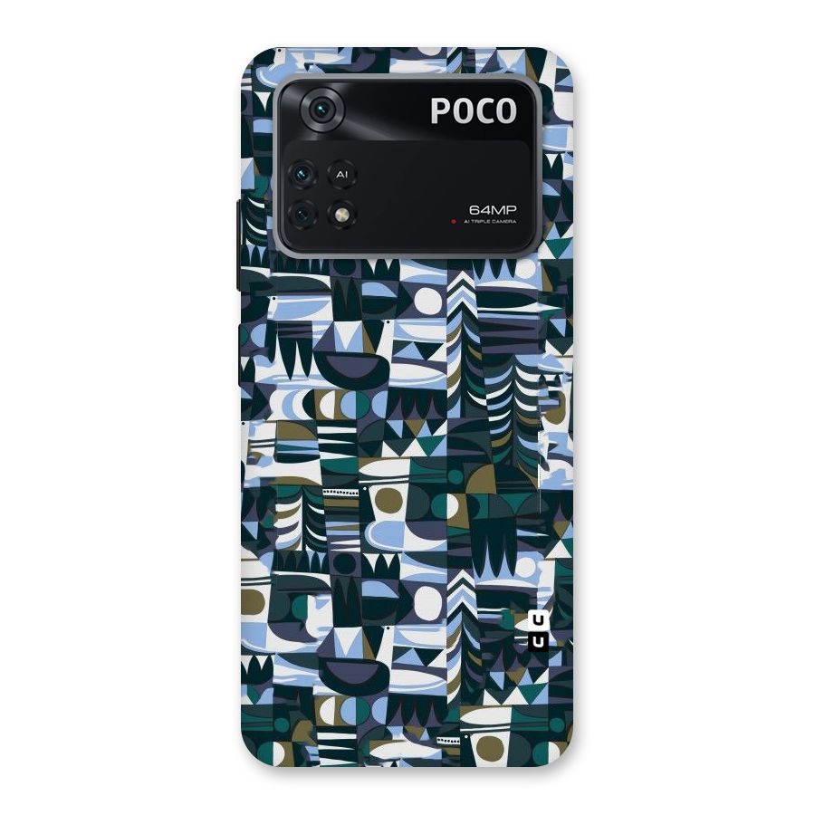 Abstract Blues Back Case for Poco M4 Pro 4G