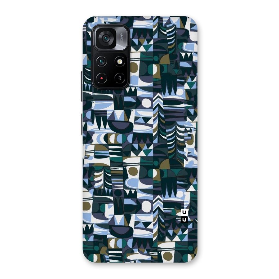 Abstract Blues Back Case for Poco M4 Pro 5G