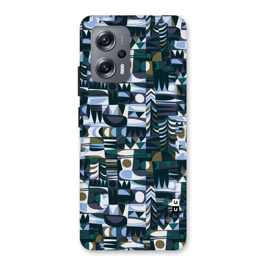 Abstract Blues Back Case for Redmi K50i