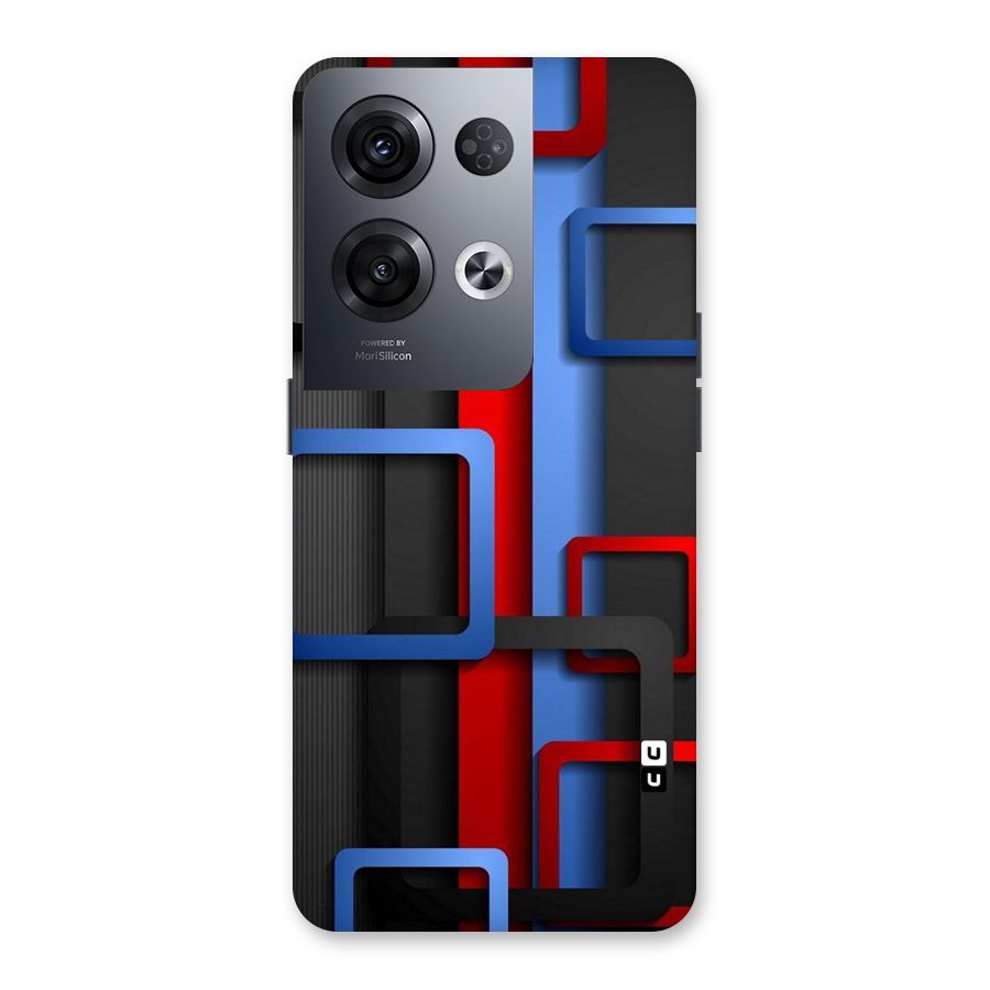 Abstract Box Back Case for Oppo Reno8 Pro 5G