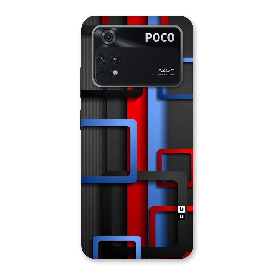 Abstract Box Back Case for Poco M4 Pro 4G