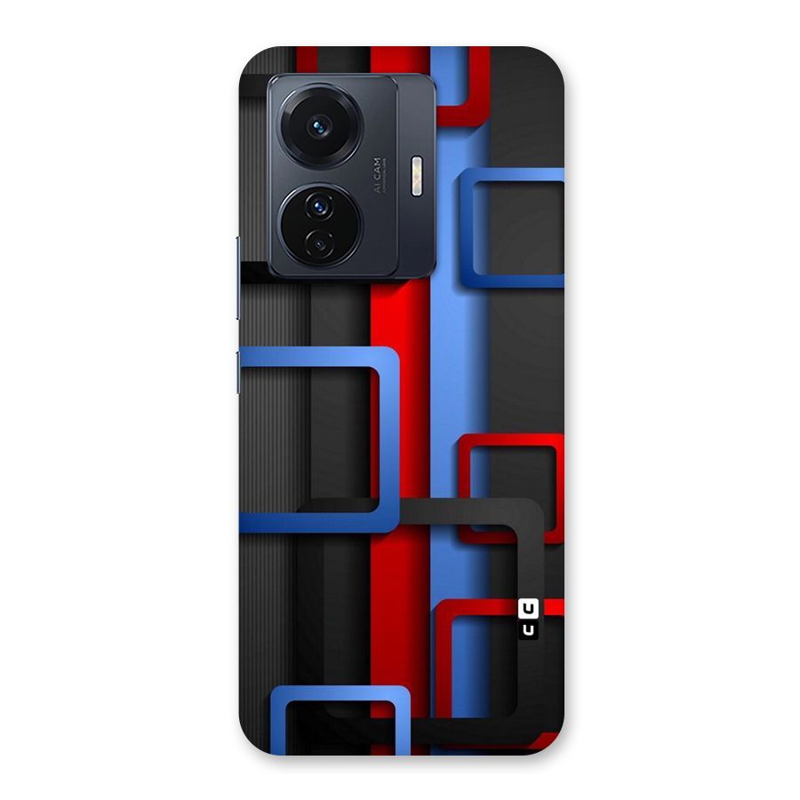 Abstract Box Back Case for Vivo T1 Pro