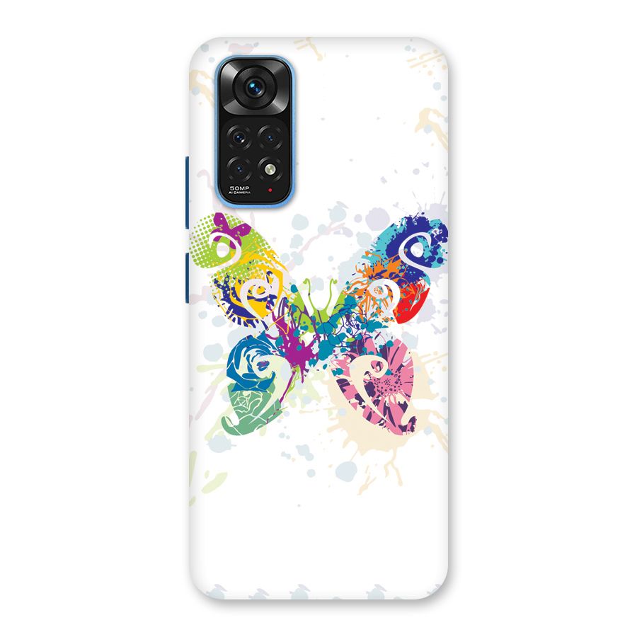 Abstract Butterfly Back Case for Redmi Note 11S