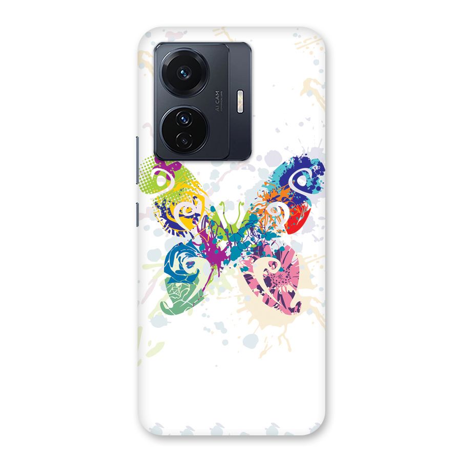 Abstract Butterfly Back Case for Vivo T1 Pro