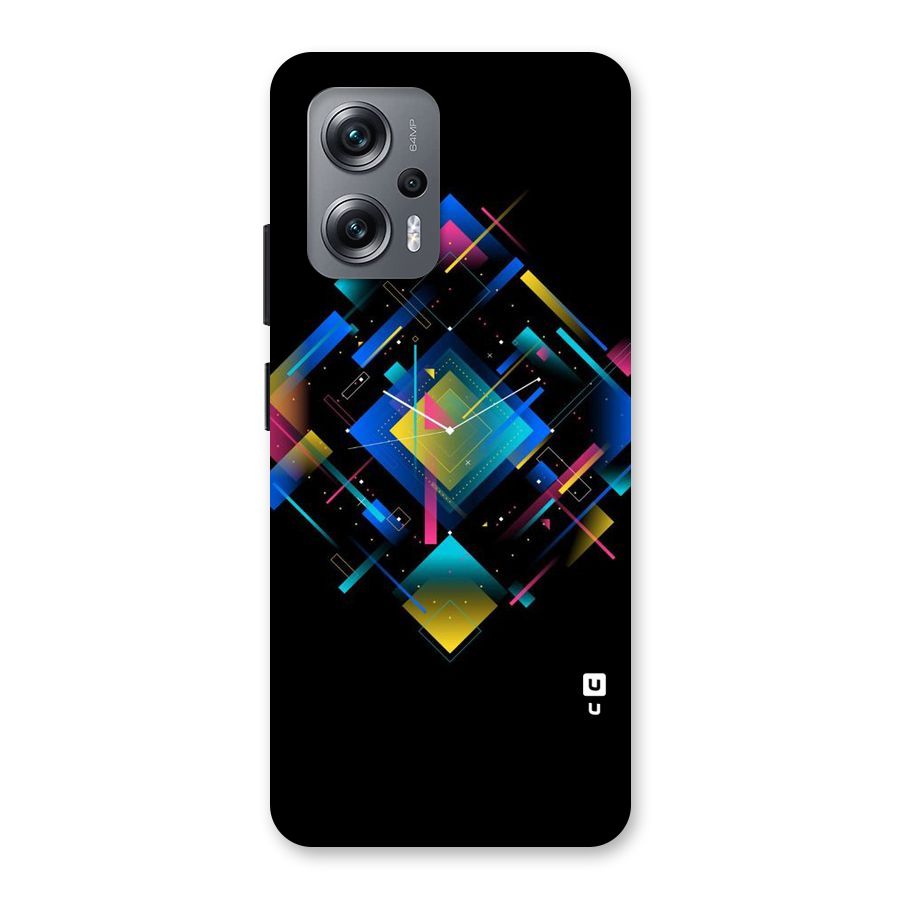 Abstract Clock Back Case for Redmi K50i