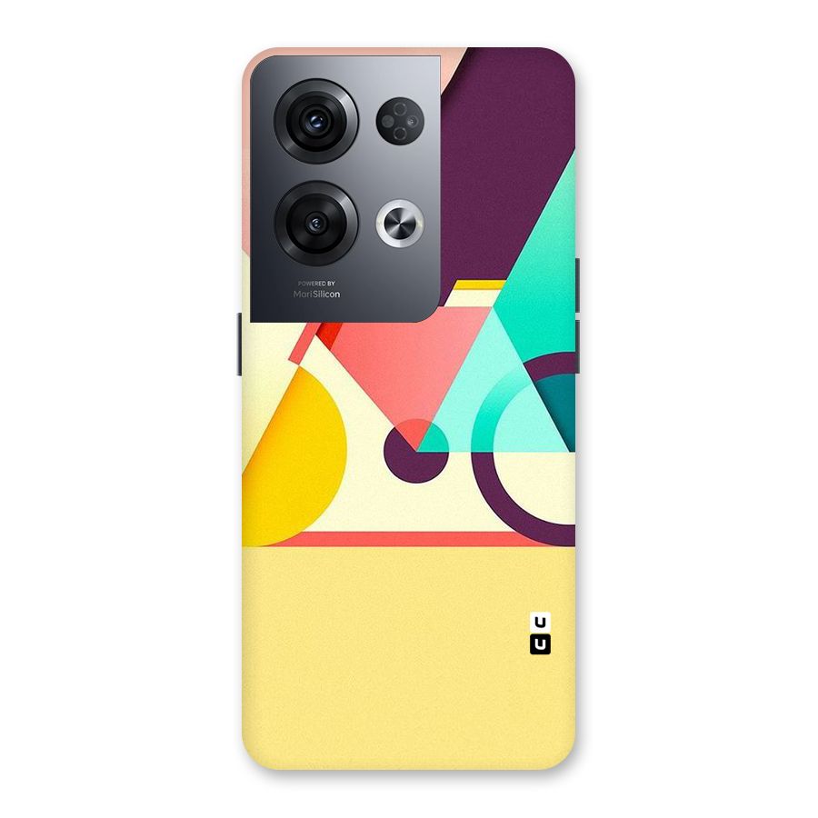 Abstract Cycle Back Case for Oppo Reno8 Pro 5G
