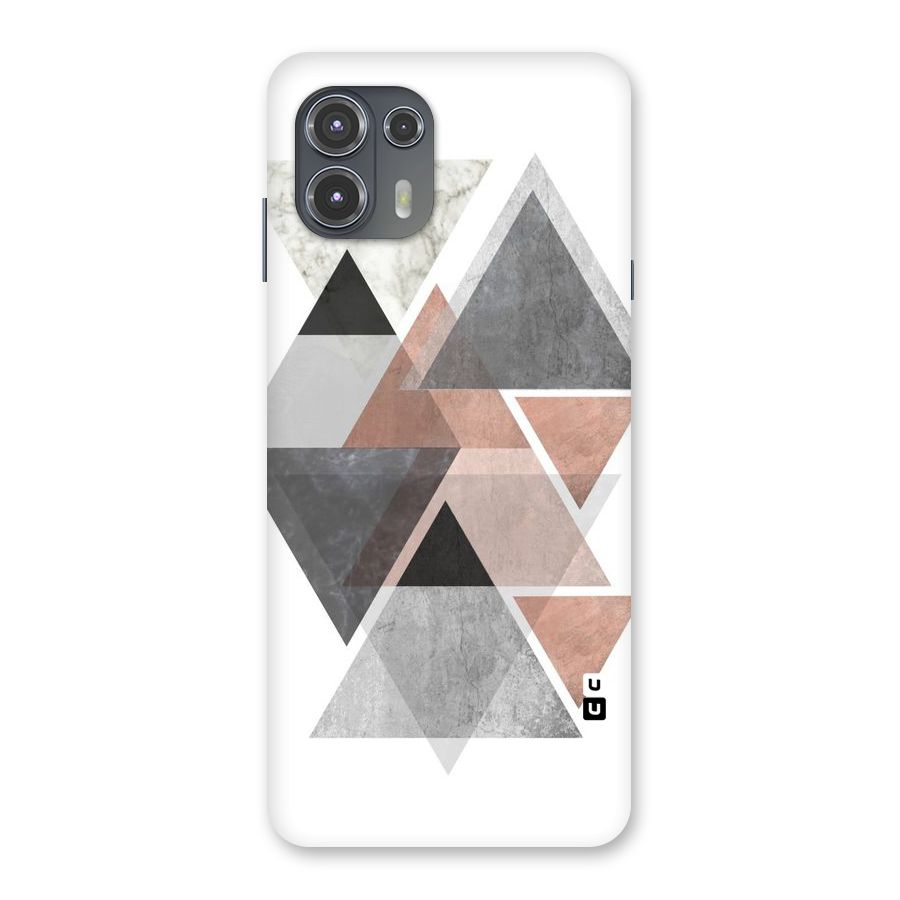 Abstract Diamond Pink Design Back Case for Motorola Edge 20 Fusion