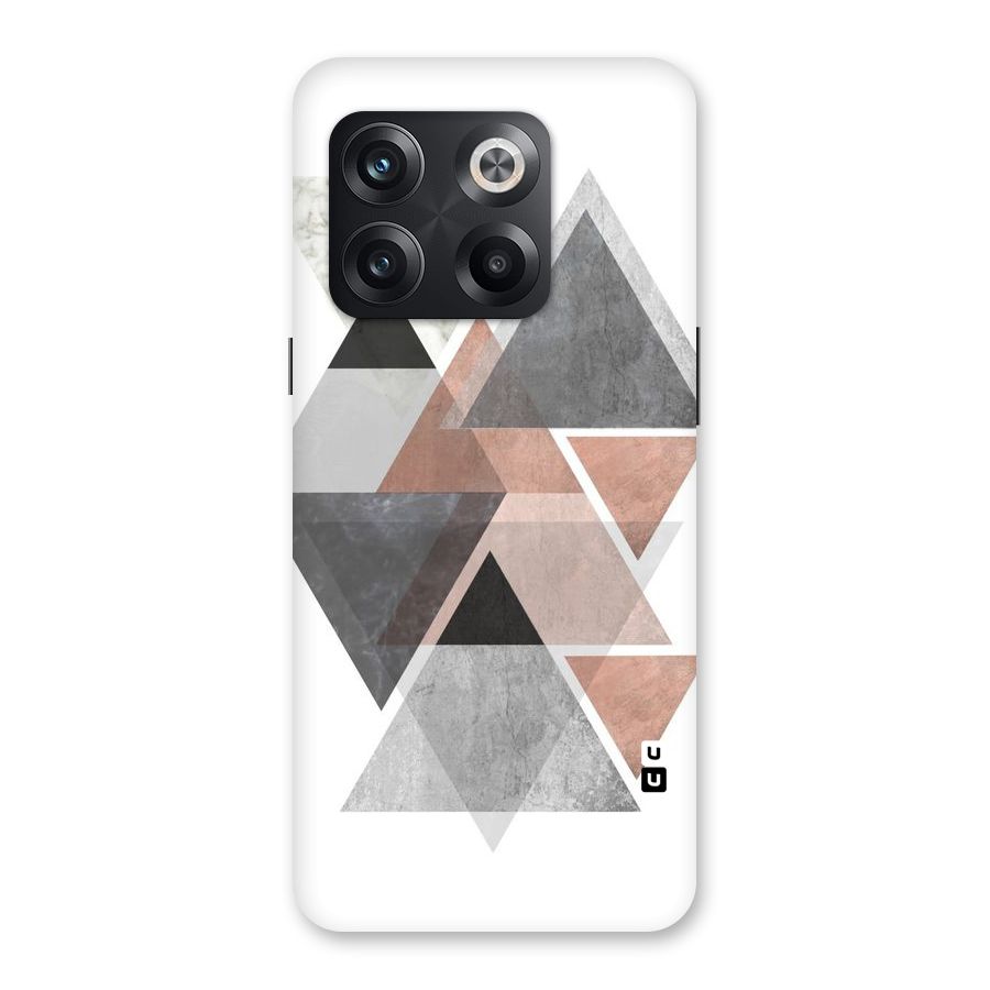 Abstract Diamond Pink Design Back Case for OnePlus 10T