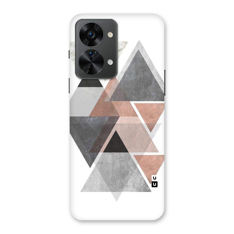 Abstract Diamond Pink Design Back Case for OnePlus Nord 2T
