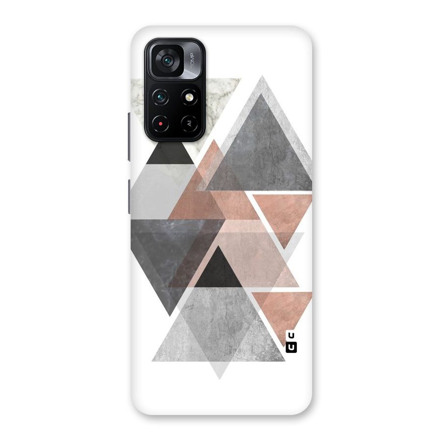 Abstract Diamond Pink Design Back Case for Poco M4 Pro 5G